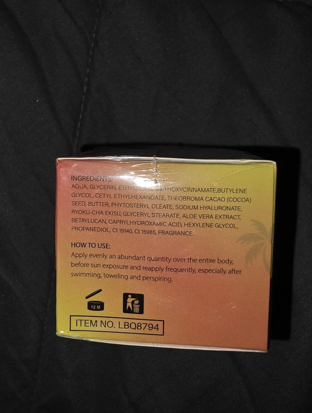 Lanthome Intensive Tanning Gel — Orange Tone